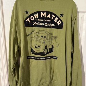 Disney Olive Tow Mater Long Sleeve Shirt